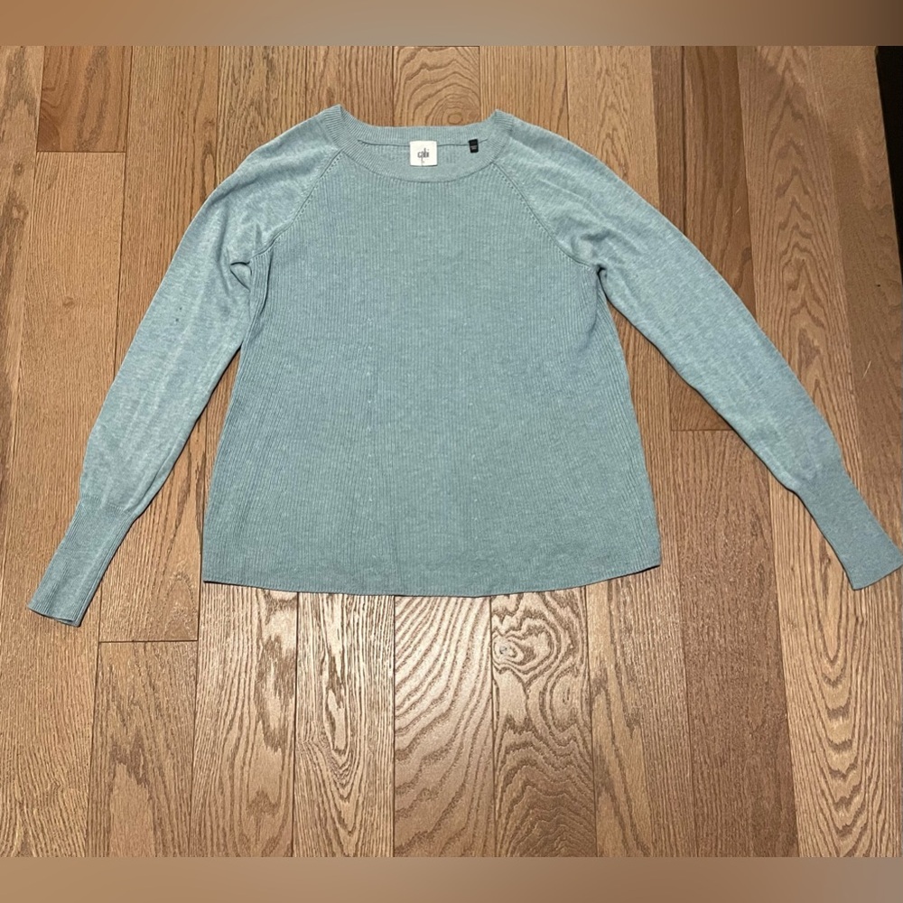 NWT CaBI sweater. Teal green. Size small.